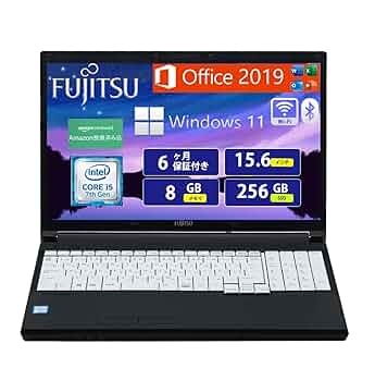 富士通A577/S Win11/i5-7300U/8GB/SSD/Office有 Amazon.co.jp: 【整備済み品】 富士通 ノートパソコン Lifebook